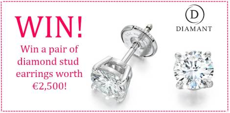 Win a pair of diamond earrings