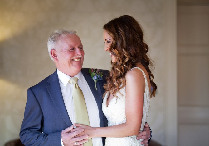 father of the bride wedding photo real wedding by claire durkin photography bride and father of the bride