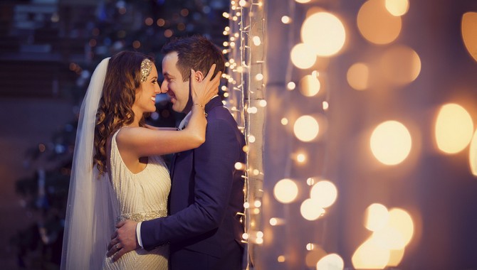 fairy light backdrop