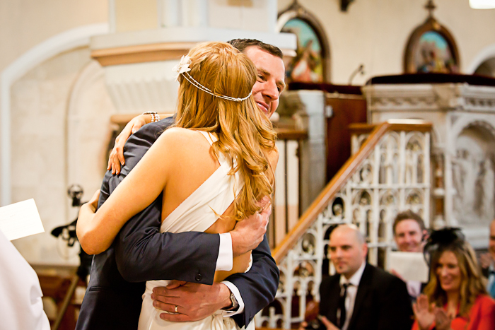 hug ceremony wedding