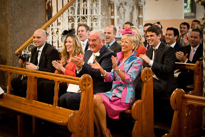 wedding congregation church ceremony
