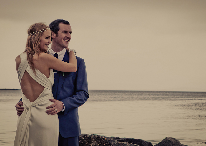 wedding portrait bride groom