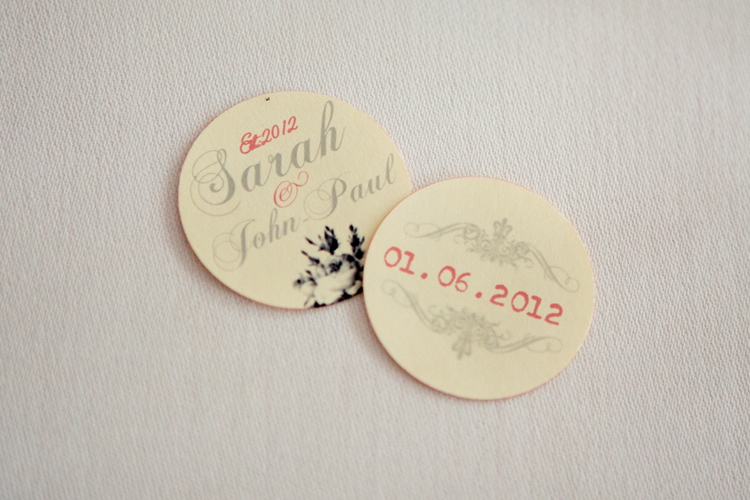 wedding badges