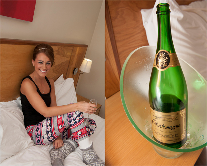 christmas wedding morning