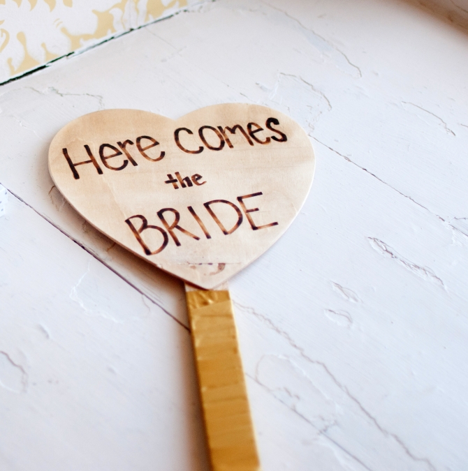wedding diy sign here comes the bride here comes the bride diy sign