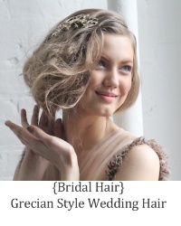 grecian wedding hair