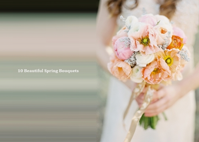 Spring wedding bouquet image