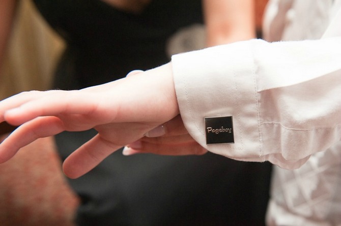 page boy cufflinks