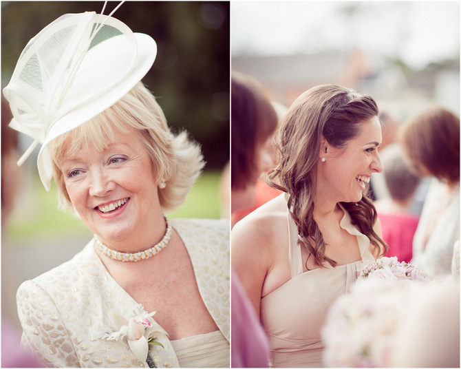 summer wedding guests