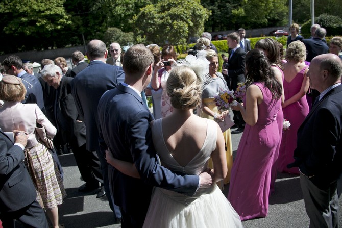real wedding weddingsonline.ie penry photography bride and groom just married church