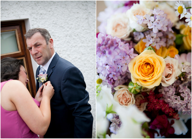 weddingsonline.ie penry photography pink orange wedding bouquet