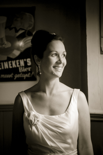 portrait of a bride wedding