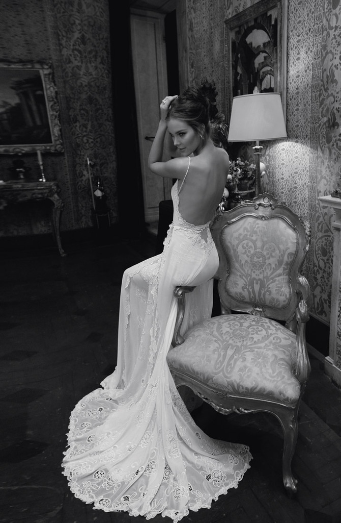 inbal dror wedding dress back details