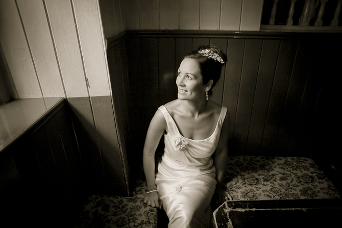 bride in pub ireland