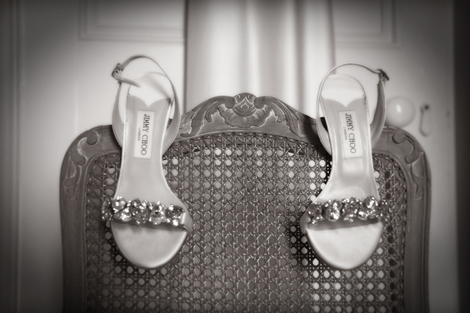 silver wedding shoes strappy