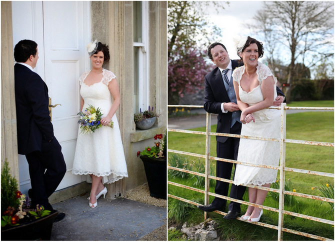 bride and groom ireland farm wedding