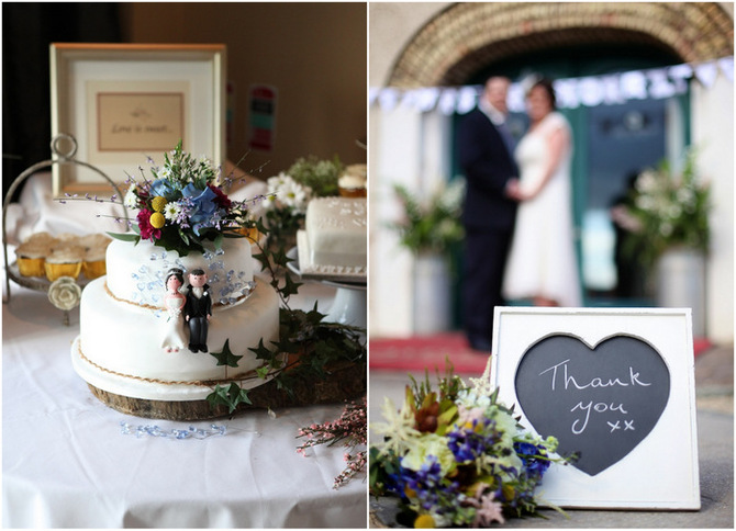 wedding thank you photo chalkboard