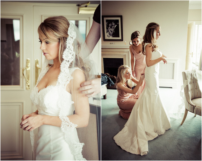 bride getting ready morning wedding