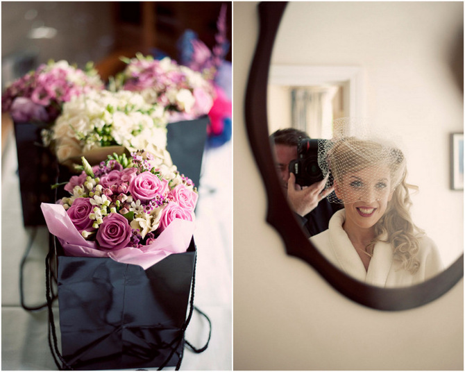 pink blue wedding flowers