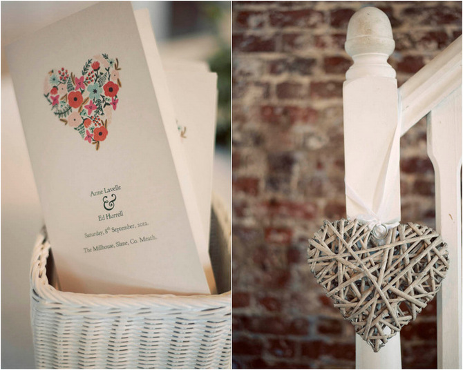 rustic hearts wedding mood board
