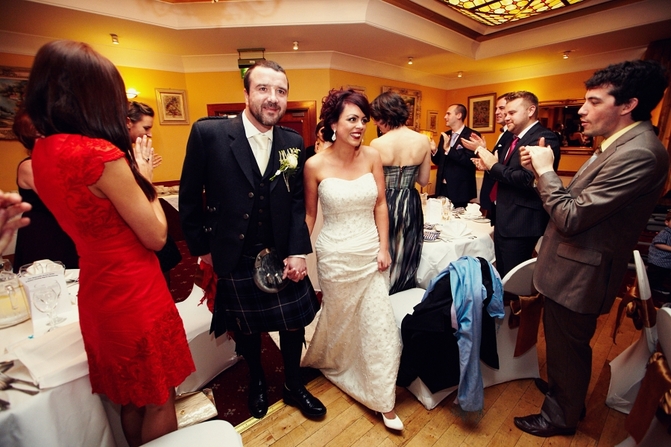 bride and groom entrance