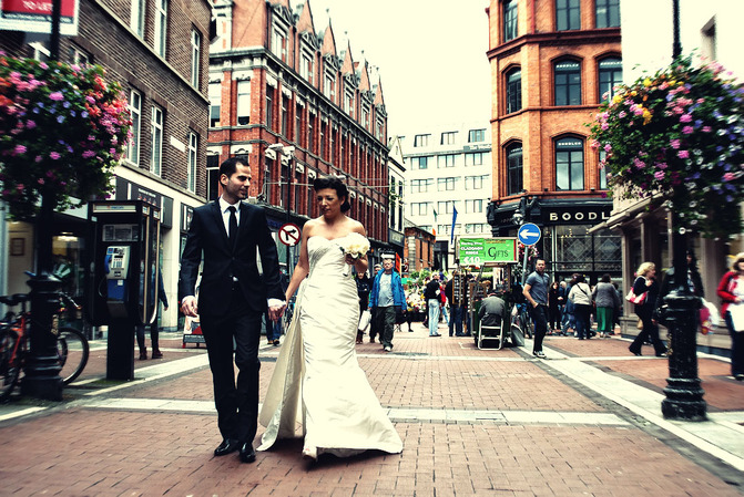 wedding dublin city grafton street
