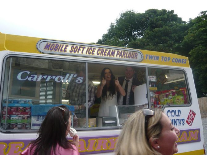ice cream van wedding