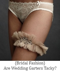 unusual bridal garters