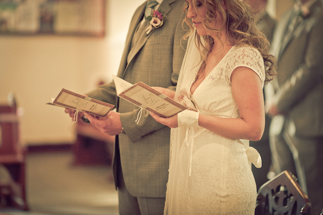 mass booklets wedding diy
