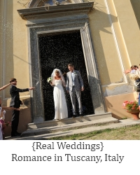 real wedding in tuscany
